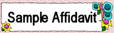 Sample Affidavit